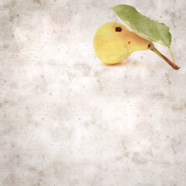 Eski kağıt kaplama, kare, küçük sarı armut 