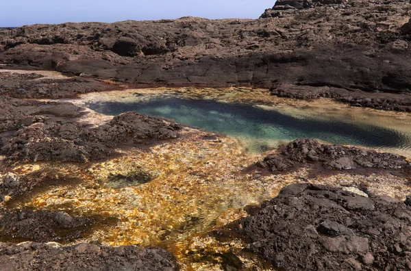 Eroded North West Coast Gran Canaria Canary Islands Galdar Municipality — Stock Photo, Image