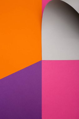 Renkli kağıt sayfalarının soyut arkaplanı, dekorasyon için, metin tasarımı için, şablon için