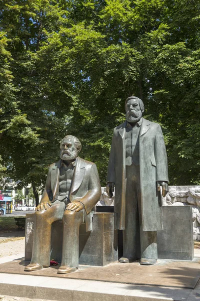 Berlín Alemania Julio 2018 Marx Engels Forum Centro Berlín — Foto de Stock