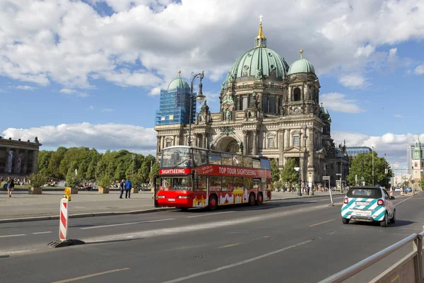 Berlino Germania Luglio 2018 Autobus Strade Berlino — Foto Stock