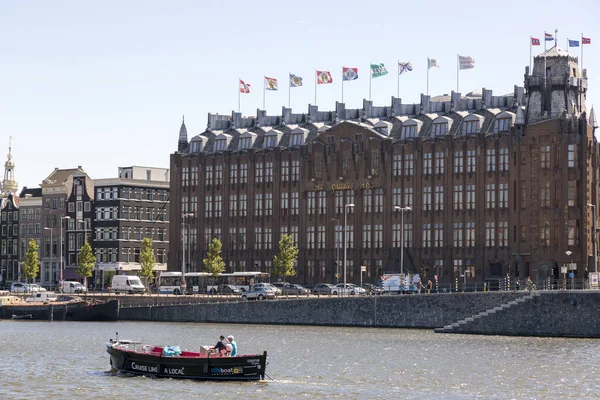 Amsterdam Niederlande Juli 2018 Ehemaliges Gebäude Der Holländischen Reederei Heute — Stockfoto