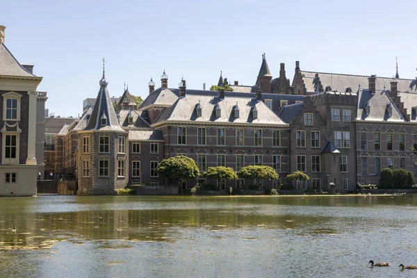 Den Haag Niederlande Juli 2018 Blick Vom Palastteich Auf Den — Stockfoto