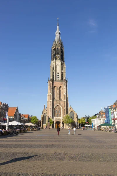 Delft Países Bajos Julio 2018 Nieuwe Kerk Una Iglesia Protestante — Foto de Stock
