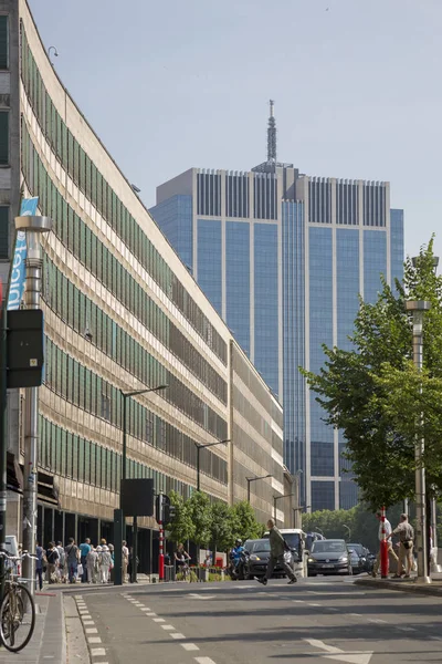 Bruxelles Belgique Juillet 2018 Vue Sur Rue Dans Centre Bruxelles — Photo