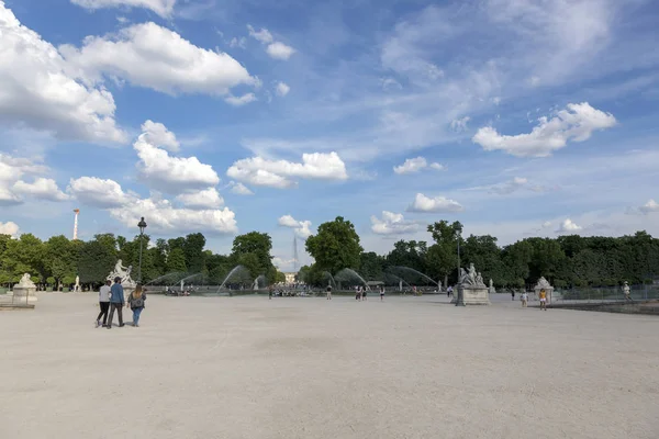 Paris Frankrike Juli 2018 Byst Att Landskapsarkitekten André Notre Tuilerierna — Stockfoto