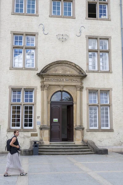 Luxemburg Großherzogtum Luxemburg Juli 2018 Touristenausweise Der Nähe Des Eingangs — Stockfoto