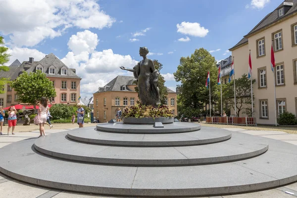 Lussemburgo Granducato Lussemburgo Luglio 2018 Monumento Alla Granduchessa Charlotte Lussemburgo — Foto Stock