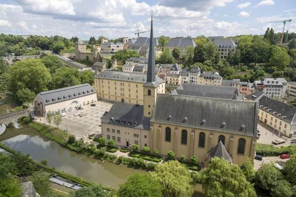 Lucembursko Velkovévodství Lucemburského Července 2018 Destinaci Neumünster Abbey Dolním Městě — Stock fotografie