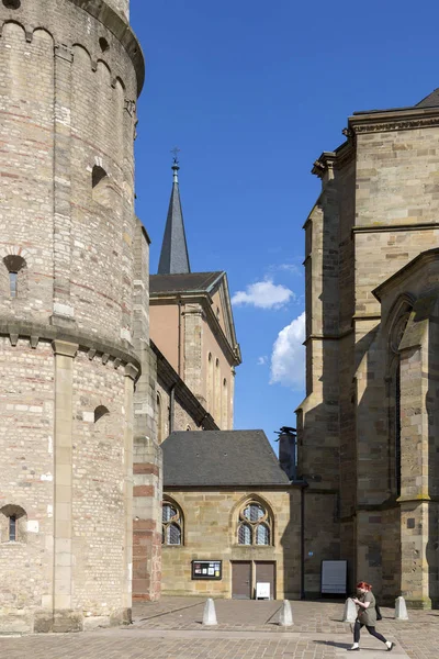 Трір Німеччина Липня 2018 Висока Собор Святого Петра Трір — стокове фото