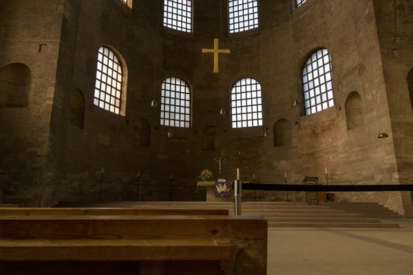 Trier Germany July 2018 Interior Basilica Roman Emperor Constantine Center — Stock Photo, Image