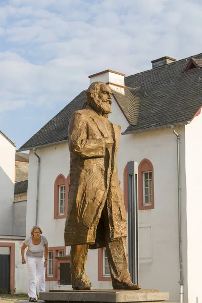 Трир Германия Июля 2018 Года Памятник Карлу Марксу Центре Трира — стоковое фото