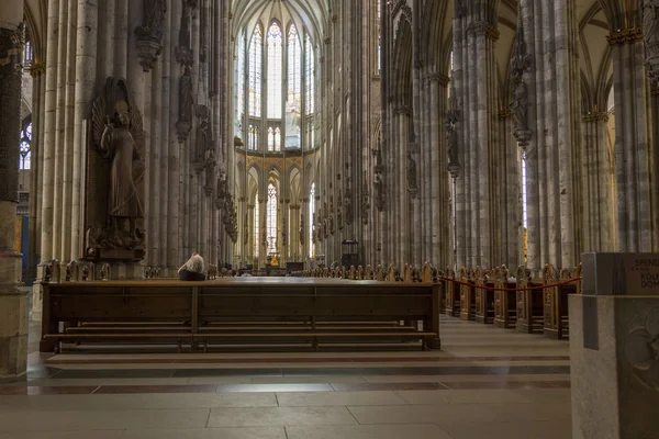 Cologne Germany July 2018 Interior Cathedral Church Saint Peter Catholic — Stock Photo, Image