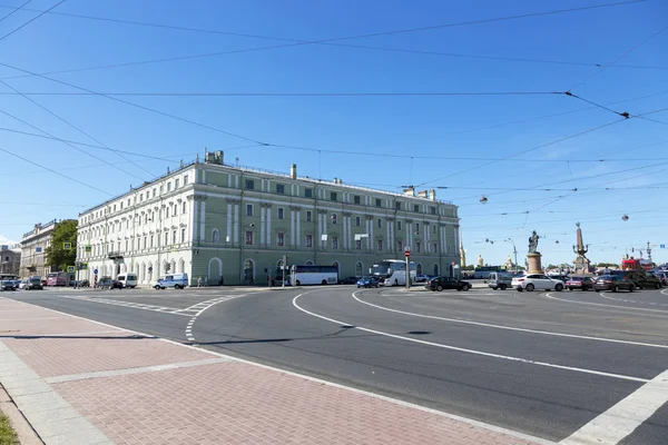 São Petersburgo Rússia Agosto 2018 Monumento Arquitetura Século Xix Praça — Fotografia de Stock