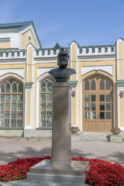 Strelna São Petersburgo Rússia Agosto 2018 Busto Príncipe Lvov Aldeia — Fotografia de Stock