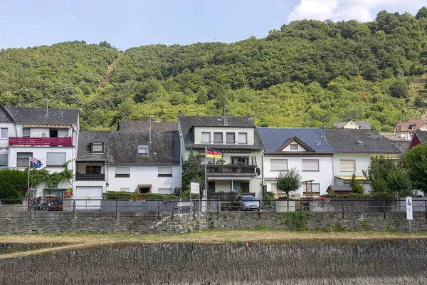 Small Villages Banks River Rhine Germany — Stock Photo, Image