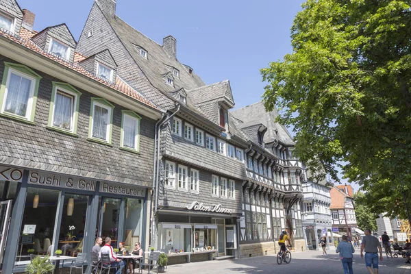 Goslar Tyskland Juli 2018 Utsikt Över Centrala Gatorna Centrala Goslar — Stockfoto