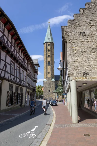 Goslar Německo Července 2018 Pohled Protestantské Církve Centru Goslar Německo — Stock fotografie