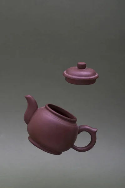 Brown Teapot Cap Hung Air — Stock Photo, Image