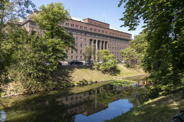 Wroclaw Polonia Julio 2018 Edificio Sede Policía Wroclaw Polonia — Foto de Stock