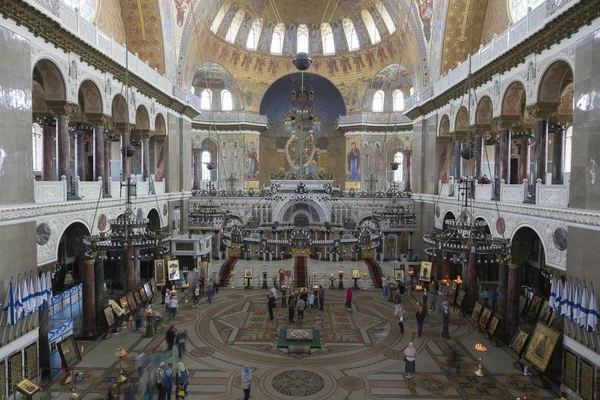 San Pietroburgo Russia Agosto 2018 Interno Della Cattedrale Navale Nikolsky — Foto Stock