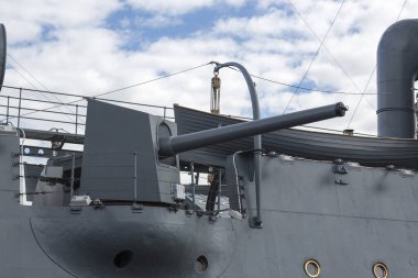 St. Petersburg, Rusya Federasyonu - 14 Ağustos 2018: top Baltık filosuna St Petersburg 