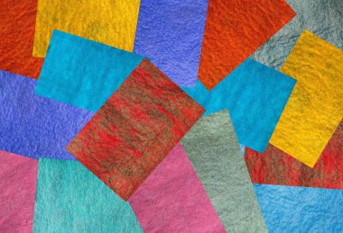 Arka planlar ve dokular fötr merinos yün bir kolaj