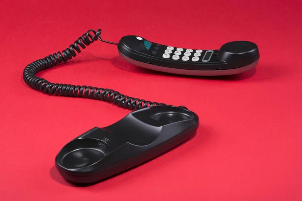 Handset Fixed Telephone Tone Dialing — Stock Photo, Image