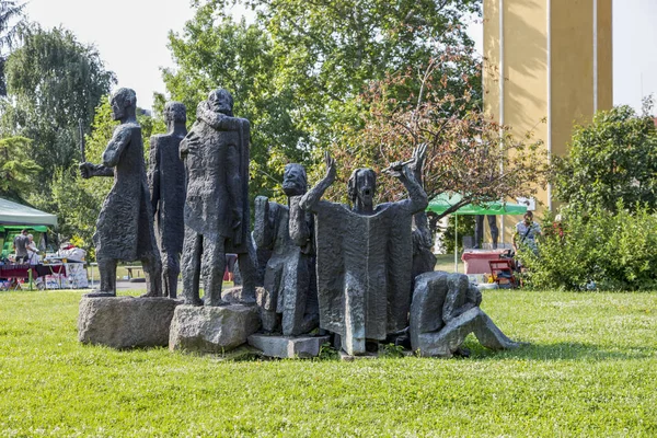 Sofia Bulgarije Augustus 2017 Monument Aan Bulgaarse Vrijwilligers Soldaten Van — Stockfoto