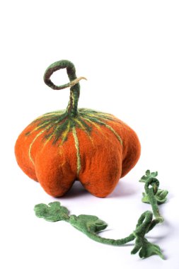 Kabak veya yün Cadılar Bayramı kutlamaları için gelen el yapımı