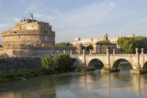 Roma Talya Ağustos 2019 Kutsal Melek Köprü Şatosu Roma Nın — Stok fotoğraf