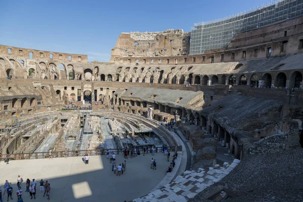 Rom Italien August 2019 Kolosseum Amphitheater Ein Denkmal Der Architektur — Stockfoto