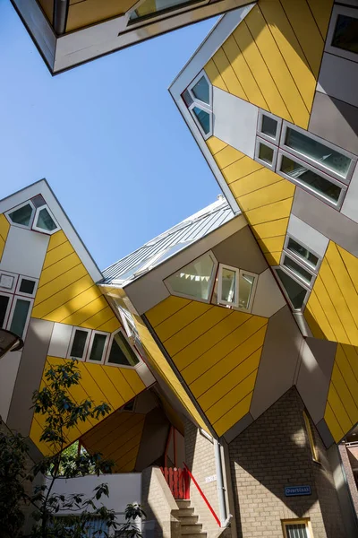 Rotterdam Netherlands July 2018 Cube House Original Landmark Rotterdam — Stock Photo, Image