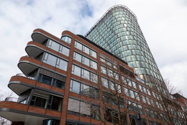 Bratislava, Slovakya - 14 Şubat 2024: Slovak başkenti Bratislava 'nın modern mimarisi