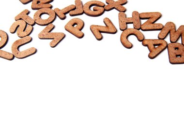 ahşap küpler eğitim ve beyaz bir arka plan üzerinde çocuk gelişimi için. Çocuk geliştirme kavramı. metin alanı kopyaladığınız