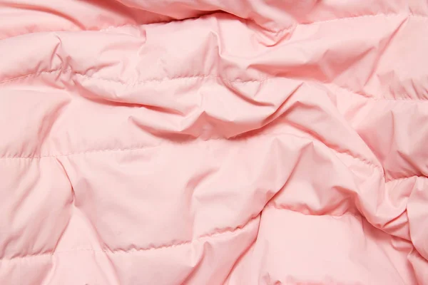 Textil- és textúra koncepció. Közelkép a rózsaszín szövet háttér — Stock Fotó