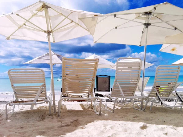 Spiaggia Tropicale Cielo Mare — Foto Stock