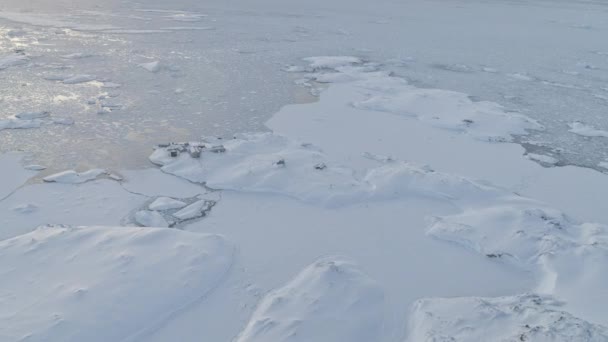 Ανταρκτική σταθμό vernadsky εναέρια ζουμ στην προβολή — Αρχείο Βίντεο