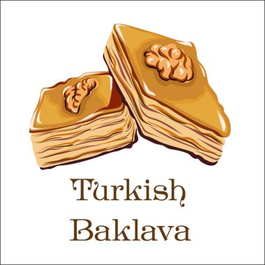 Türk tatlı - Cevizli baklava
