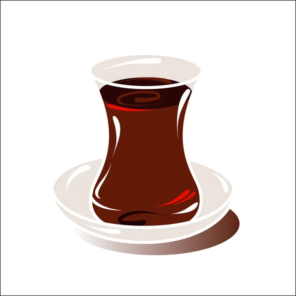 Çay bir fincan tabağı ile Türkiye Kupası