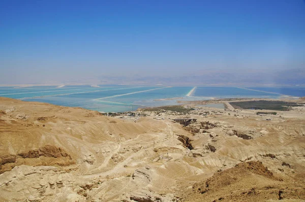 이스라엘에서 높이에서 사해의 보기의 — 스톡 사진