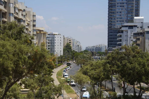 城市的看法的图片 以色列从公园里的亚光 — 图库照片