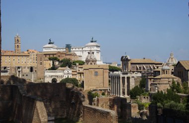 Roma'da Altare della Patria görünümü