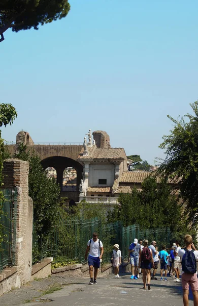 Вид на город Санта-Франческа-Романа в Риме — стоковое фото