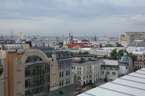 Moskou Rusland Mei 2018 Antenne Dak Uitzicht Historische Centrum Moskou — Stockfoto