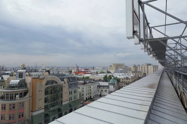 Moskova Rusya Mayıs 2018 Hava Çatı Görünümü Moskova Tarihi Merkezindeki — Stok fotoğraf