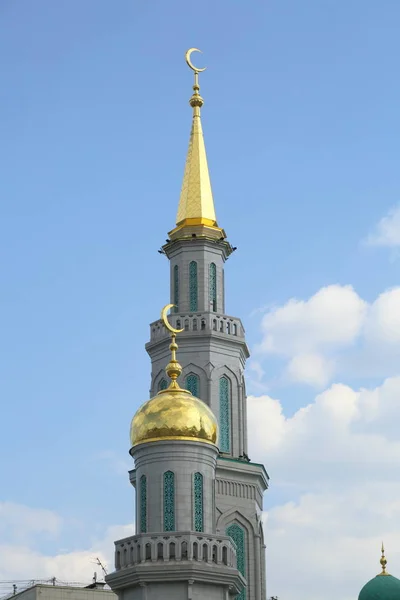 Moscú Rusia Mayo 2018 Mezquita Catedral Nueva Construcción Que Fue —  Fotos de Stock