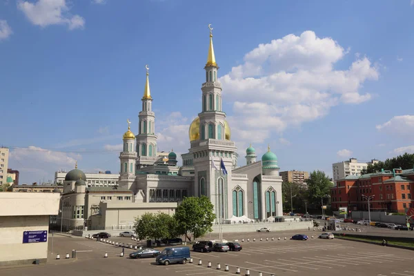 Moscú Rusia Mayo 2018 Mezquita Catedral Nueva Construcción Que Fue —  Fotos de Stock