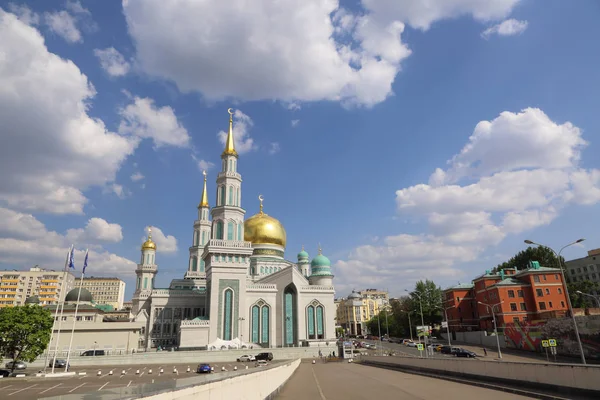 Moscú Rusia Mayo 2018 Mezquita Catedral Nueva Construcción Que Fue —  Fotos de Stock