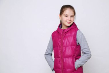 Beautirul studio Avrupa beyaz genç kız portresi